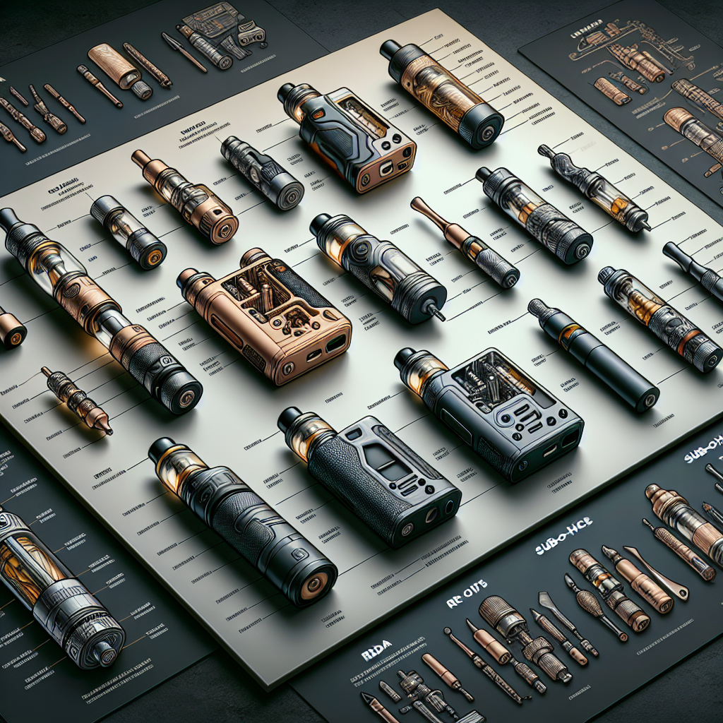 Perbandingan Teknik Vaping: RDA, RTA, dan Sub-Ohm