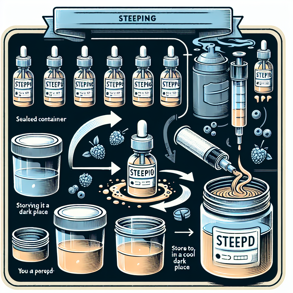 Teknik Steeping: Meningkatkan Rasa E-Liquid Anda